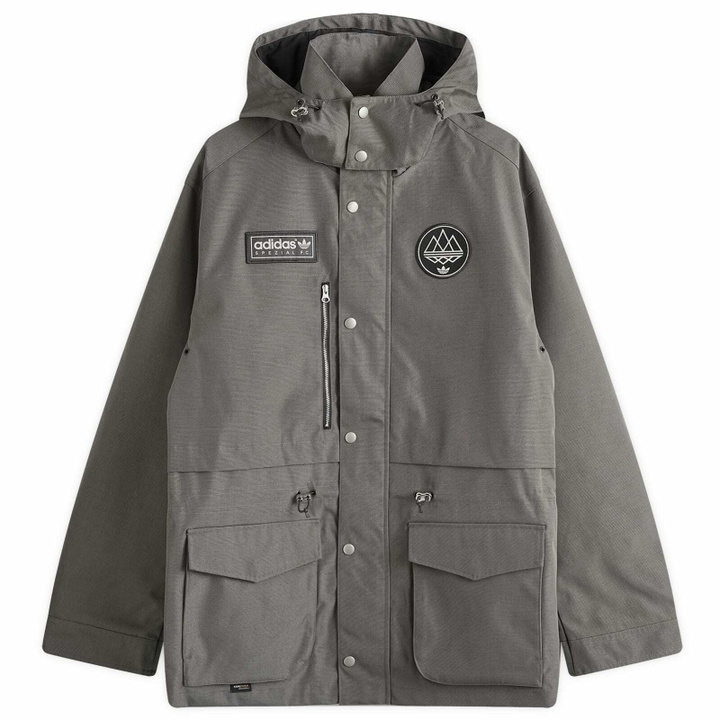 Photo: Adidas SPZL F.C. Anorak in Dove Grey