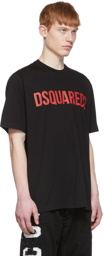 Dsquared2 Black Cotton T-Shirt