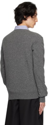 COMME des GARÇONS PLAY Gray Invader Edition Sweater