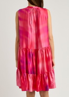 Roksanda Phinia Printed Satin Mini Dress Pink
