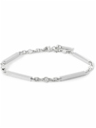 SAINT LAURENT - Silver-Tone Crystal Bracelet - Silver