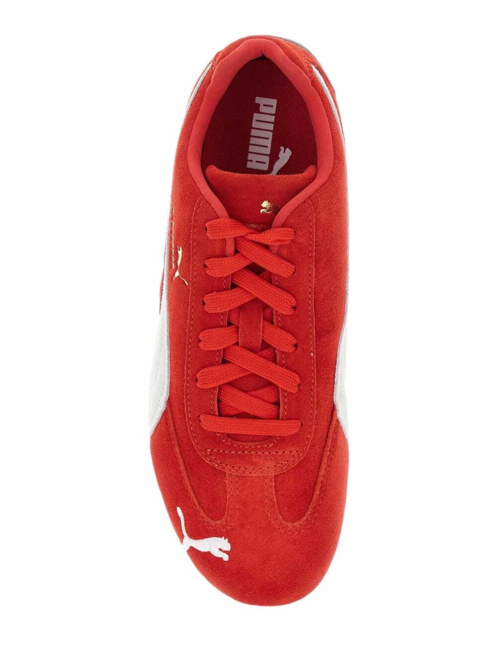 Puma speedcat Red Sneakers With Logo Print On The Side And Logo Lettering On The Side In Leather Unisex