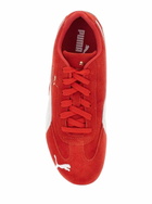 Puma speedcat Red Sneakers With Logo Print On The Side And Logo Lettering On The Side In Leather Unisex