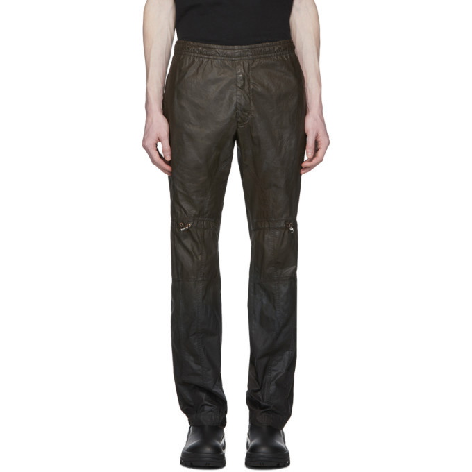 Photo: 1017 ALYX 9SM Brown Elastic Waist Gaiter Trousers