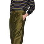 Comme des Garcons Homme Khaki Moleskin Trousers