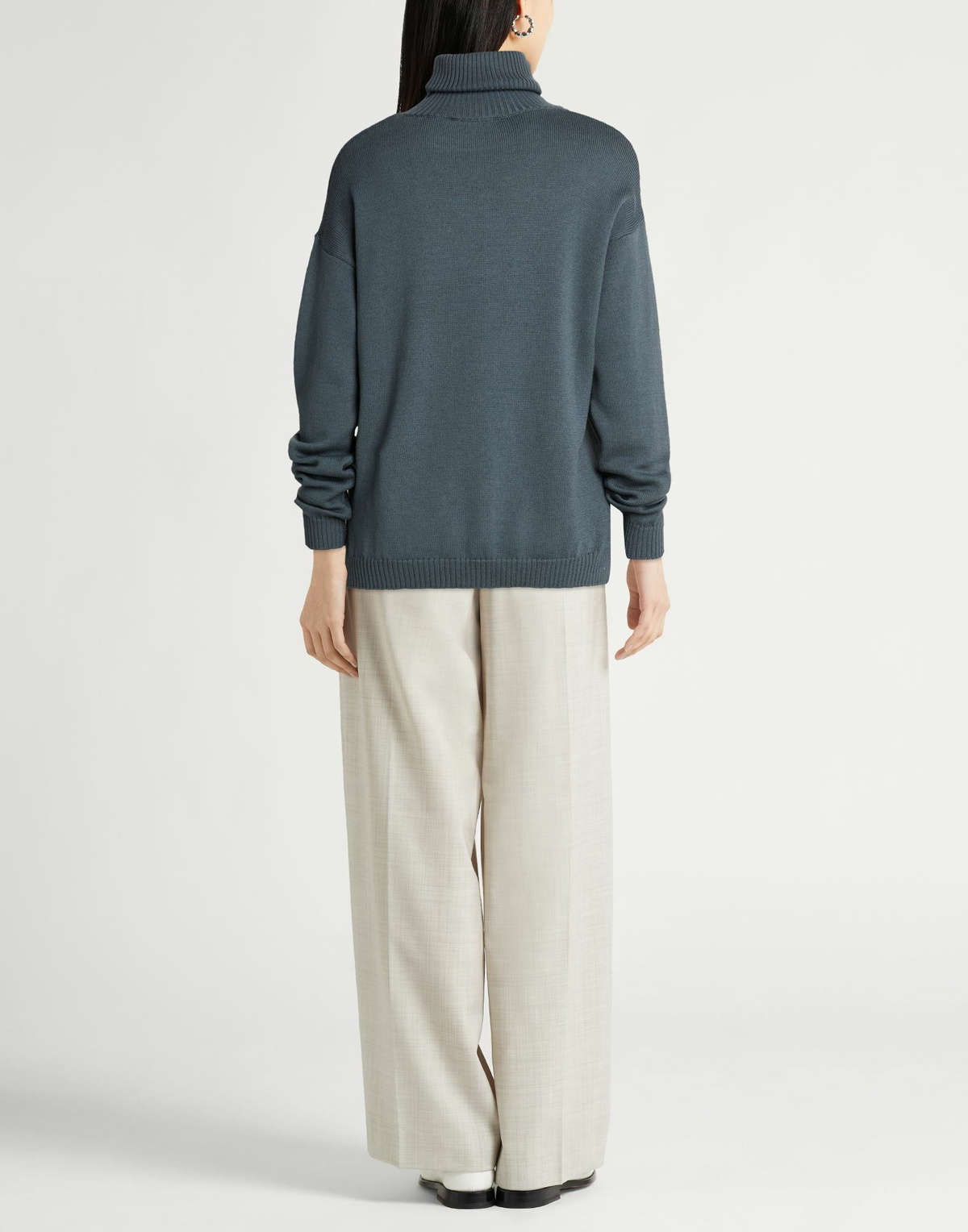 Crossley Womens Turtleneck in Slate blue