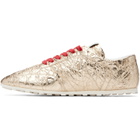 Marni Gold Softy Soccer Sneakers