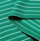 Theory - Clean Slim-Fit Striped Pima Cotton-Jersey T-Shirt - Green
