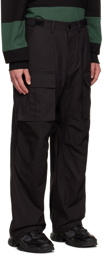 Juun.J Black Outdoor Design Cargo Pants