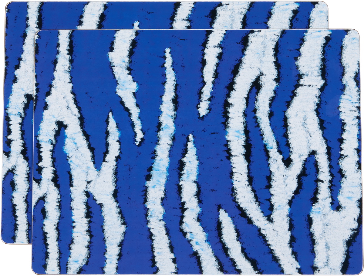 HEM Blue & White Monster Placemat Set