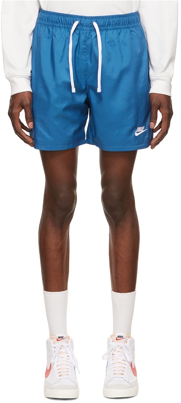 Photo: Nike Blue Polyester Shorts