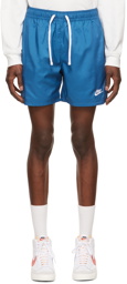 Nike Blue Polyester Shorts