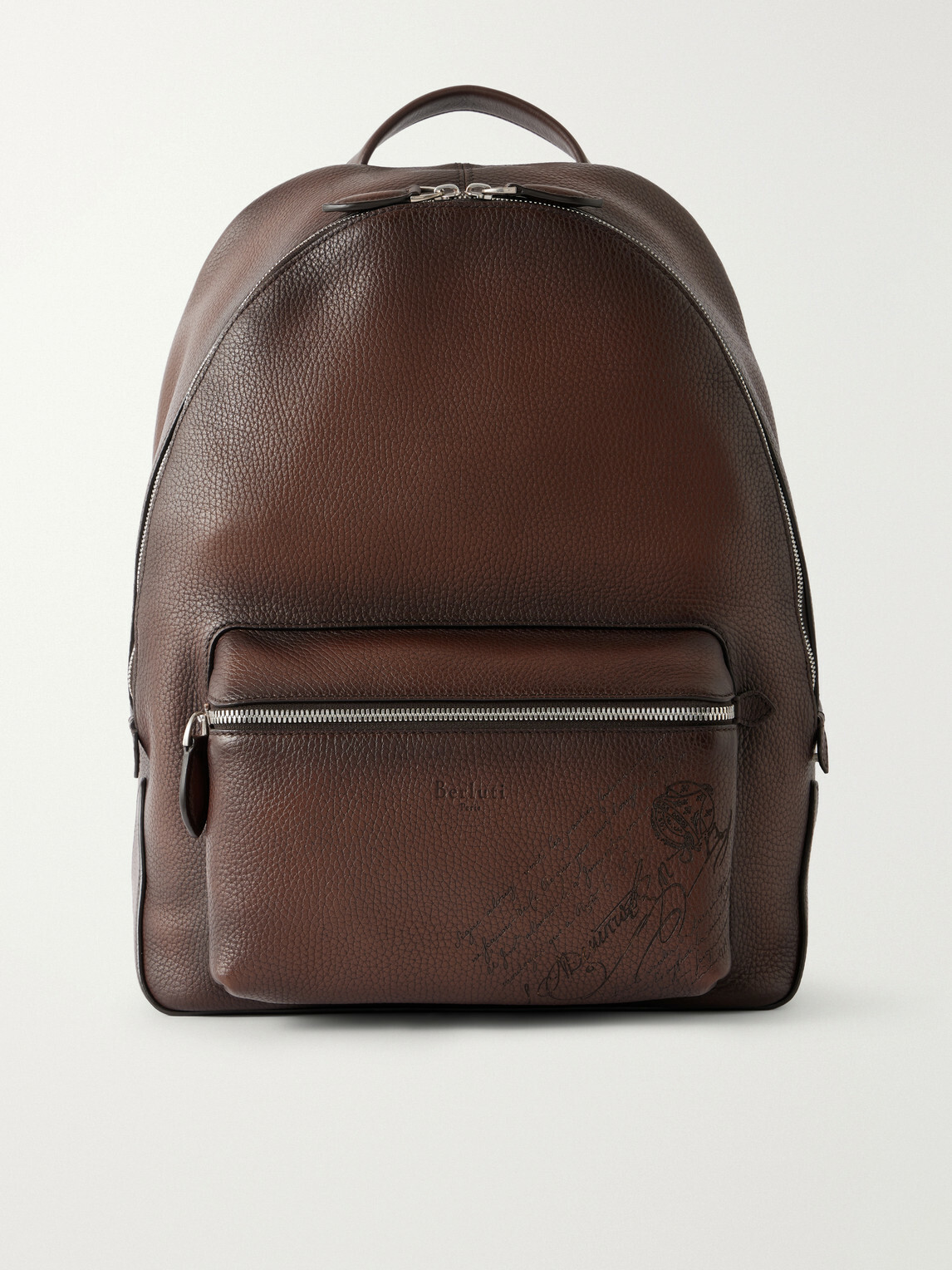 Berluti - Time Off Full-Grain Leather Backpack