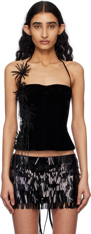 Photo: Fancì Club Black Dahlia Velvet Corset