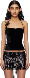 Fancì Club Black Dahlia Velvet Corset