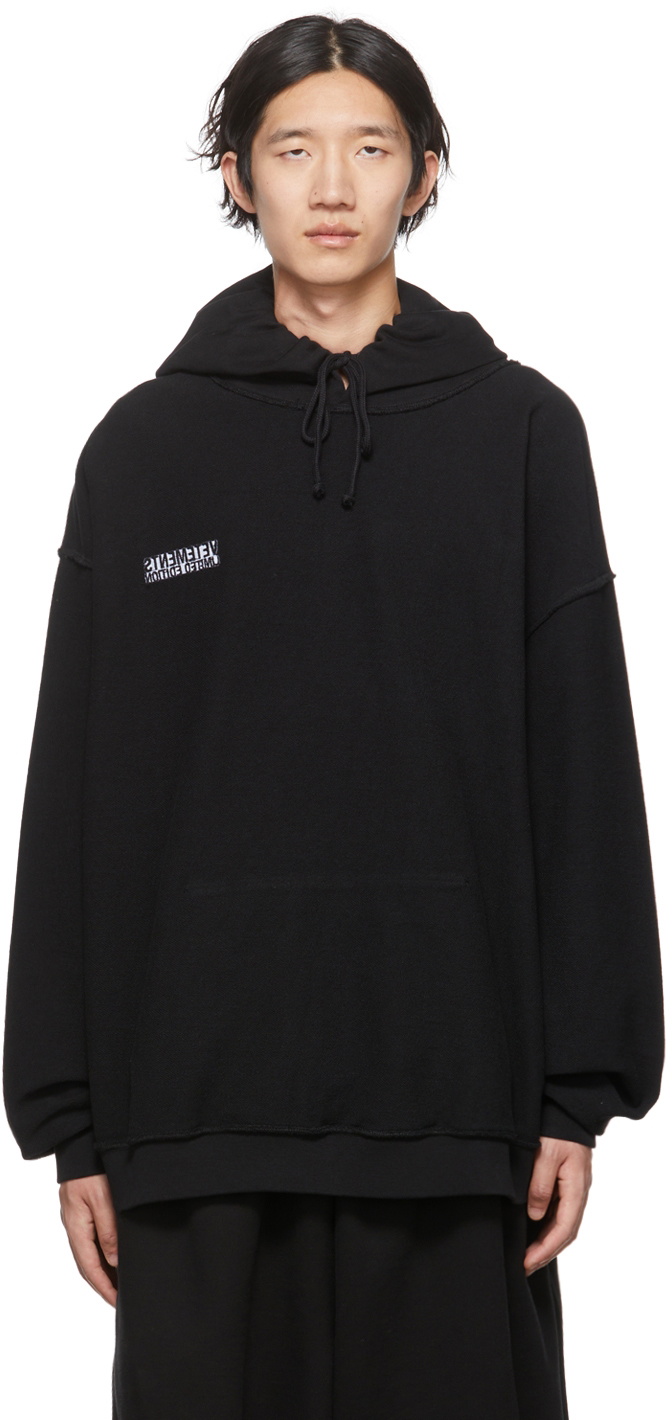 VETEMENTS Black Inside Out Hoodie Vetements