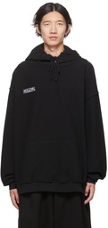 VETEMENTS Black Inside Out Hoodie