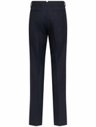 AMI PARIS Straight Fit Wool Gabardine Pants