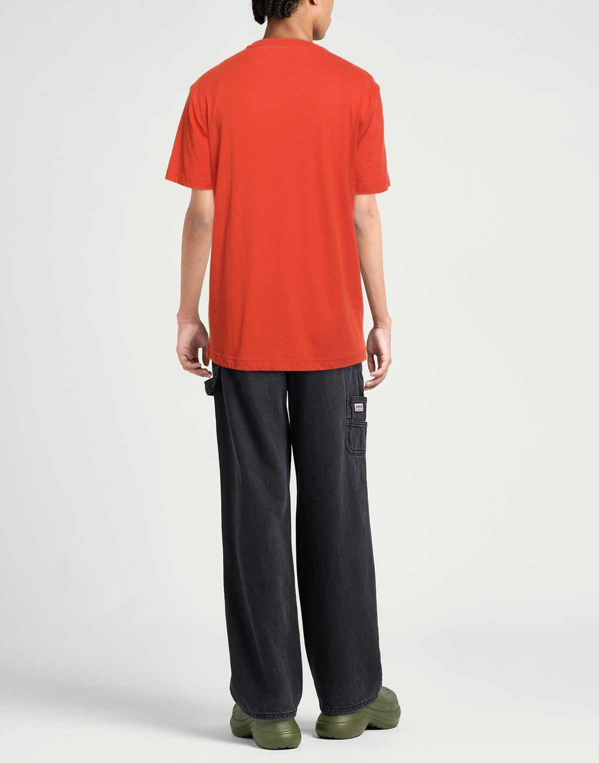 Ea7 Mens T-shirt in Orange