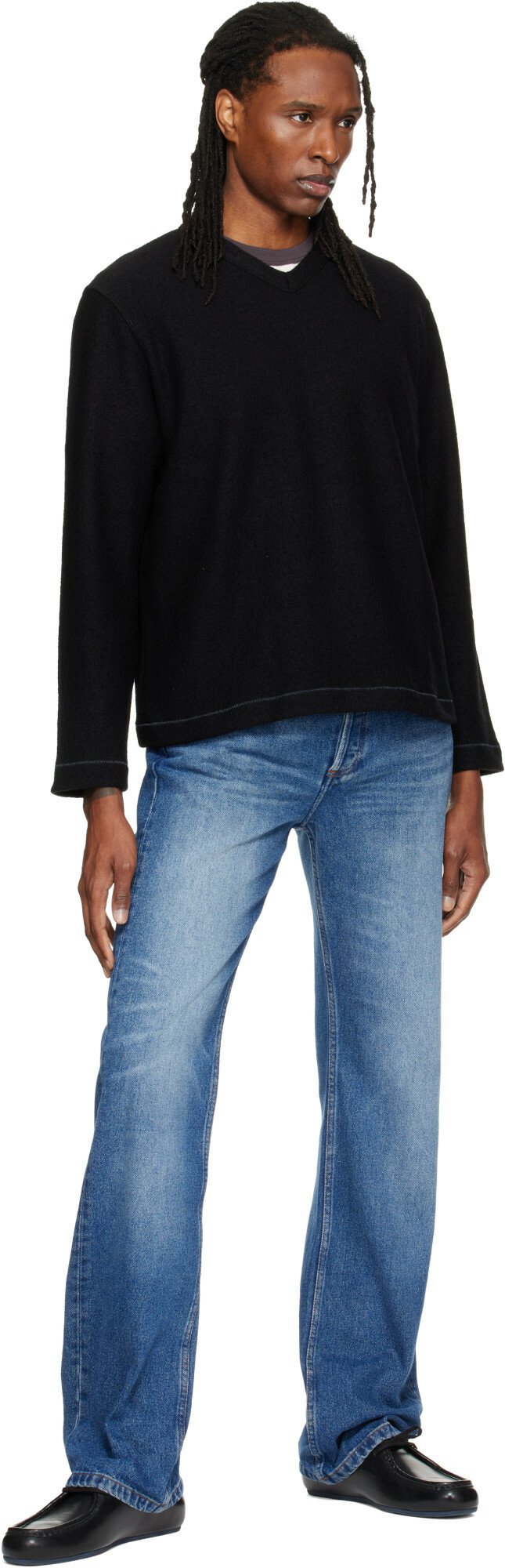 JEANERICA Black Luca Sweater