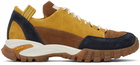 Diemme Brown & Yellow Possagno Sport Sneakers