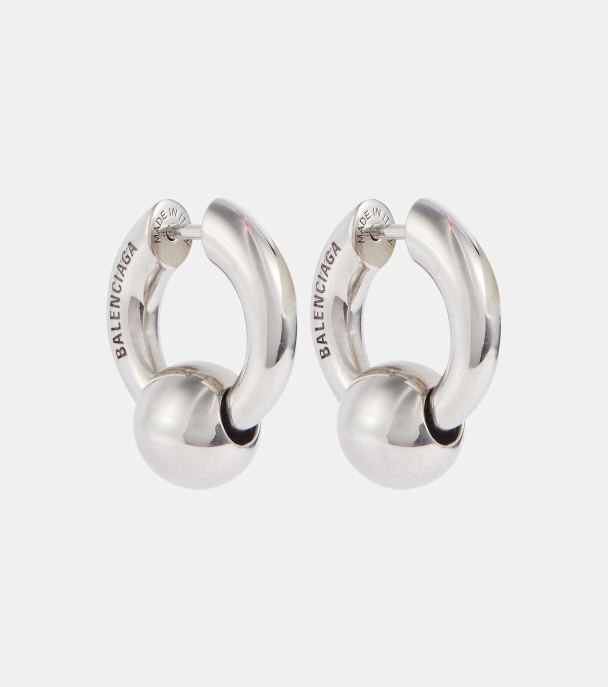 25SS new/BALENCIAGA リビエライヤリング Earrings Silver Balenciaga Riviera Earrings | Neiman Marcus