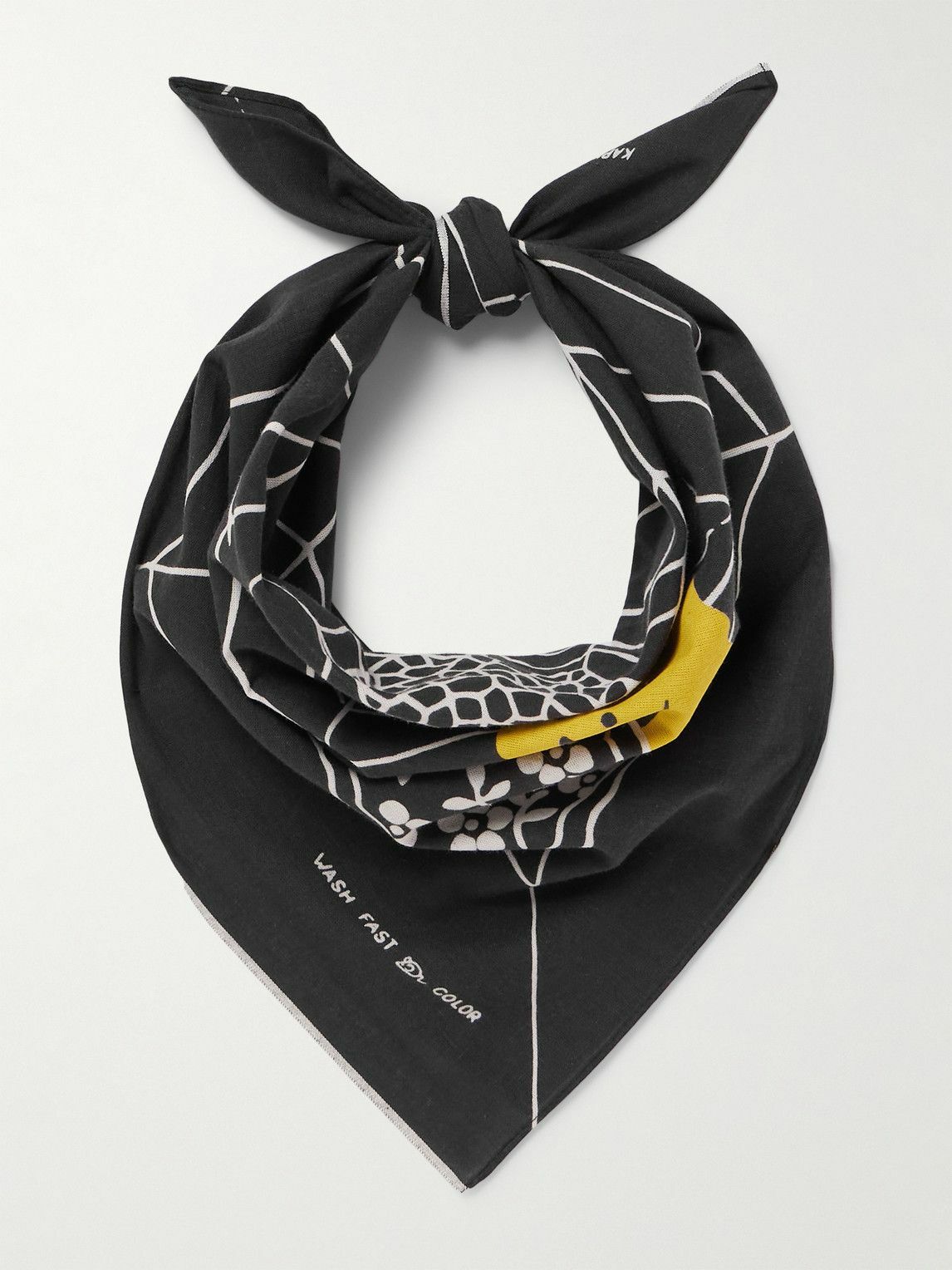 KAPITAL - Fastcolor Printed Selvedge Cotton-Voile Bandana