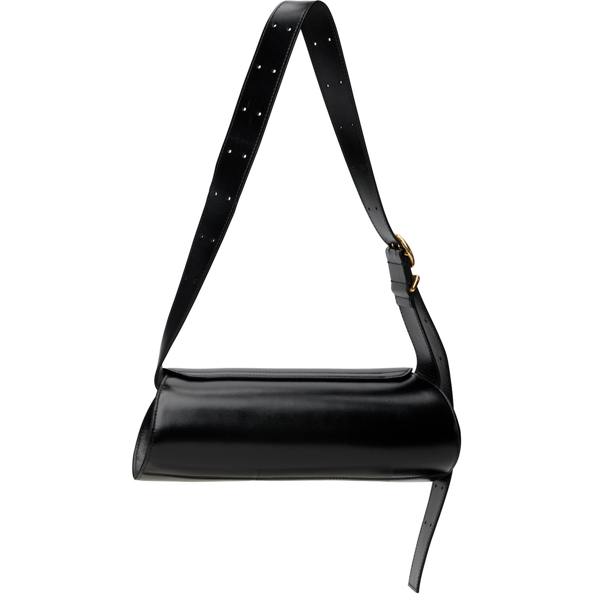 Jil Sander Black Cannolo Small Bag