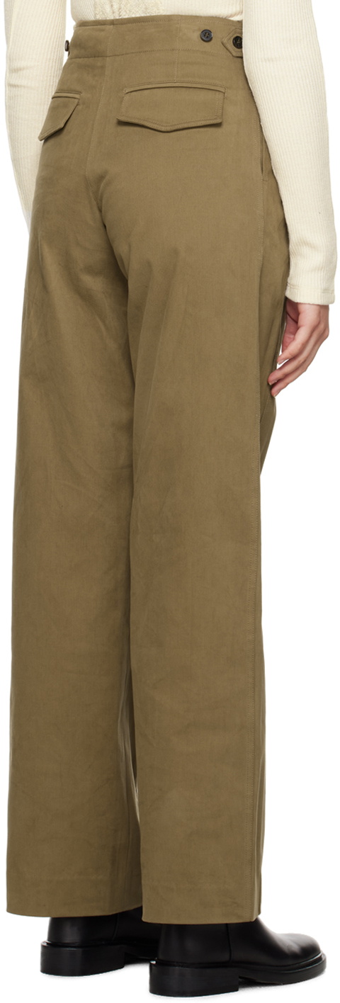 LVIR Khaki Pleated Trousers