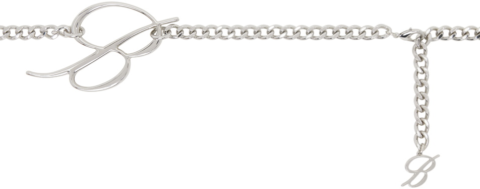 【関税込み】Blumarine シルバー Placca Plexi ベルト Blumarine Silver Placca Plexi Belt Blumarine