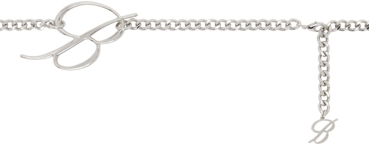 Photo: Blumarine Silver 'B' Monogram Belt