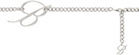 Blumarine Silver 'B' Monogram Belt