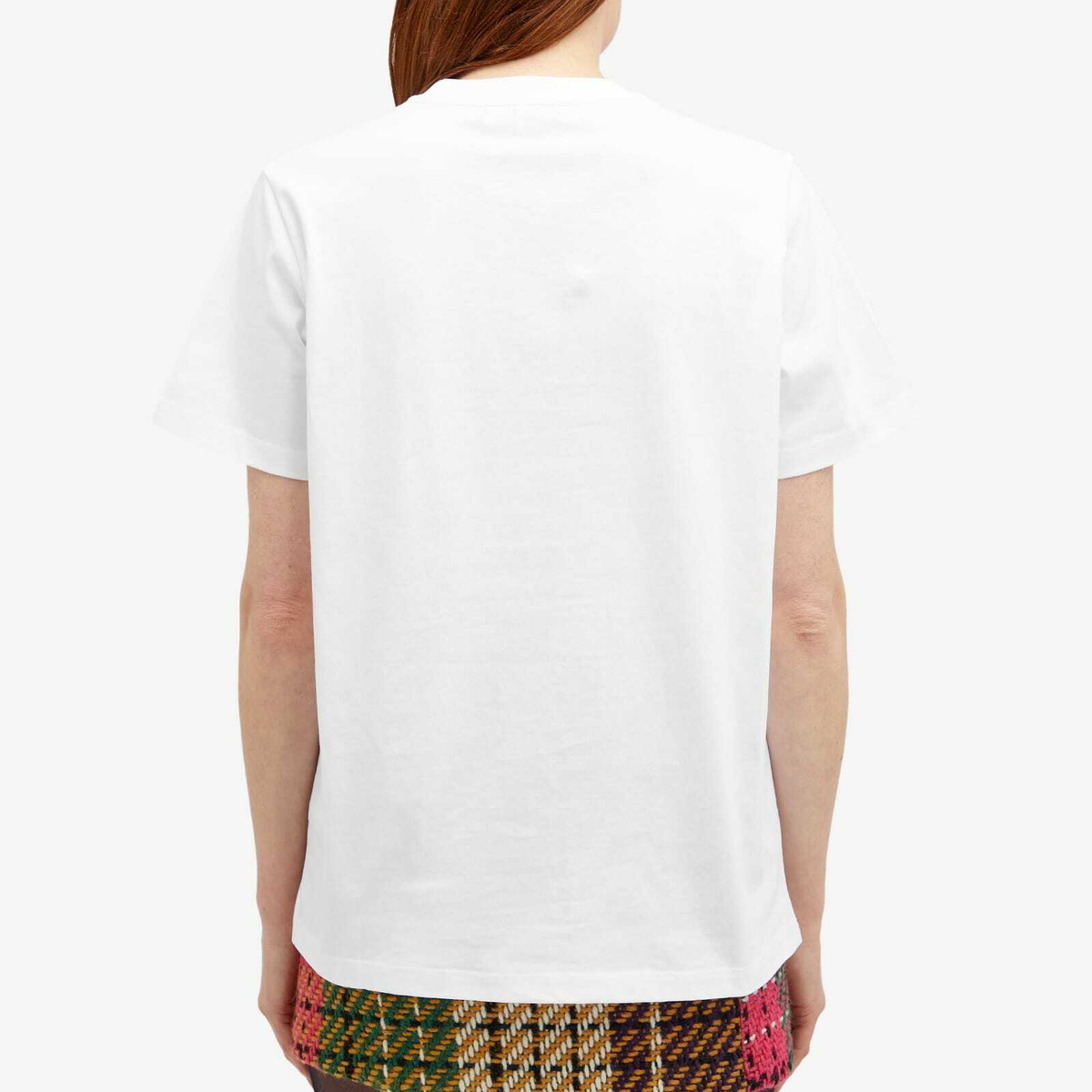 GANNI ストロベリーTシャツ GANNI Women's Strawberry Relaxed T-Shirt in White GANNI