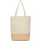 A.P.C. Beige Axel Tote