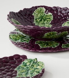 Bordallo Pinheiro Grapes earthenware salad bowl