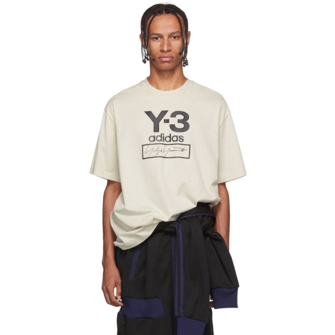Photo: Y-3 Off-White Stacked Logo T-Shirt