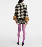 Valentino Floral lace tights