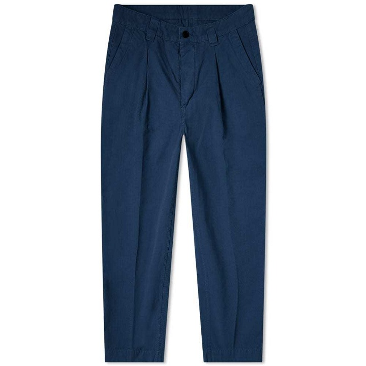 Photo: Albam Garment Dyed Ripstop Pleated Trouser