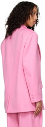 Magda Butrym Pink Oversized Blazer