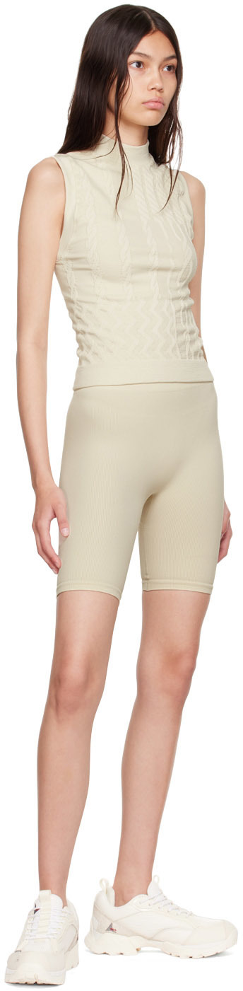 OTTI Off-White Biodegradable Nylon Sport Shorts