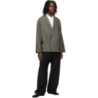 Fear of God Gray Cotton Wool Oxford Shirt Blazer