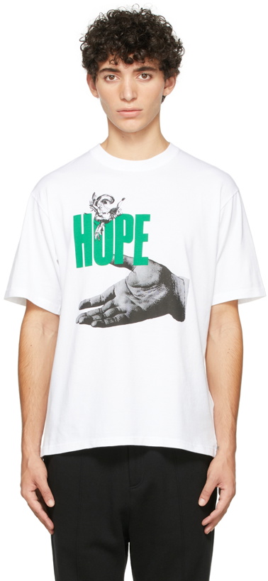 Photo: Undercover White 'Hope' T-Shirt