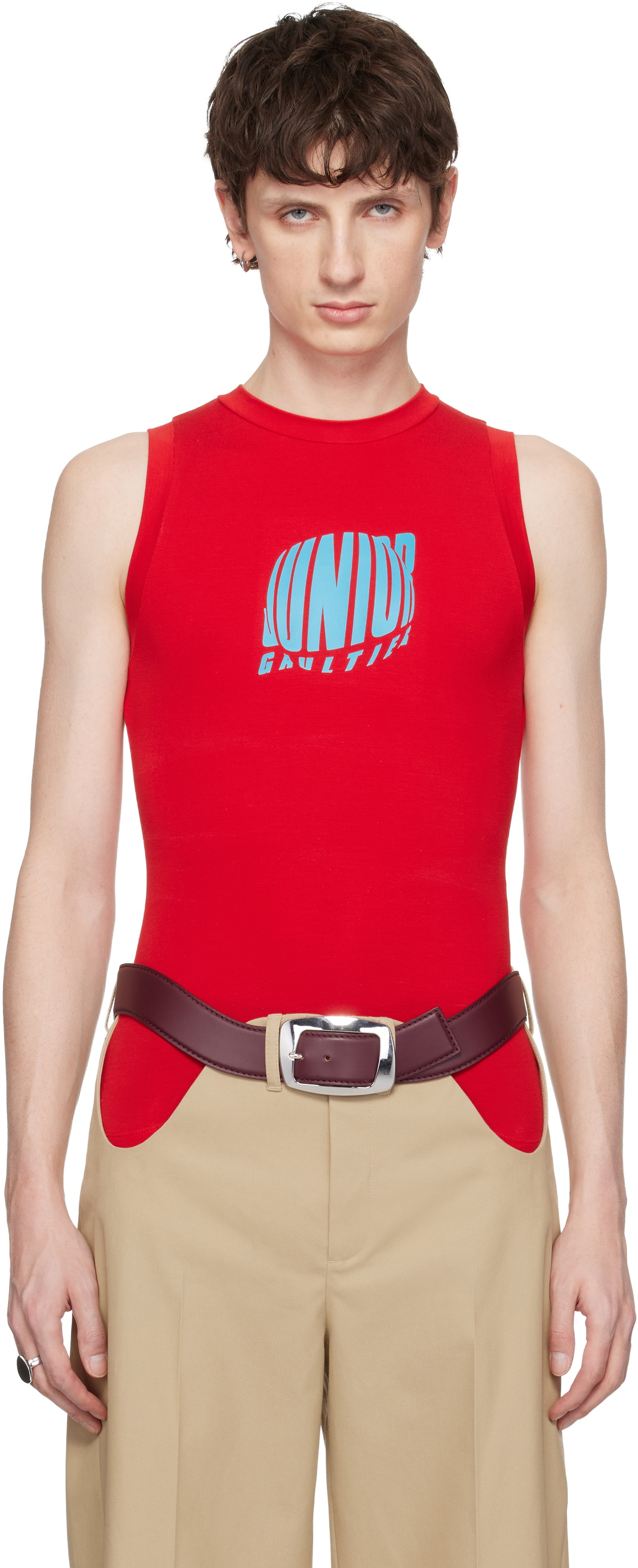 Jean Paul Gaultier Black 'The Straps' Tank Top Jean Paul Gaultier