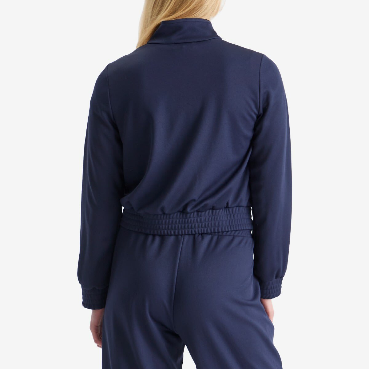 Sporty & Rich Women's Vendome Track Jacket in Navy White
