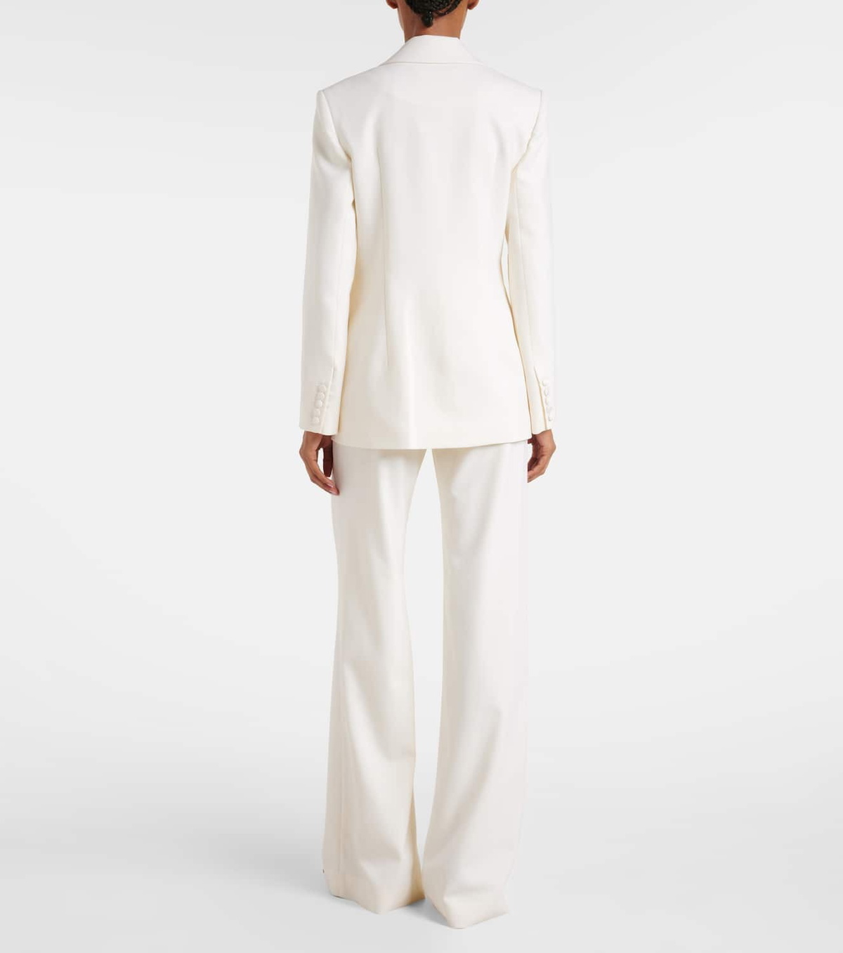 Costarellos Lesia embellished wool-blend blazer