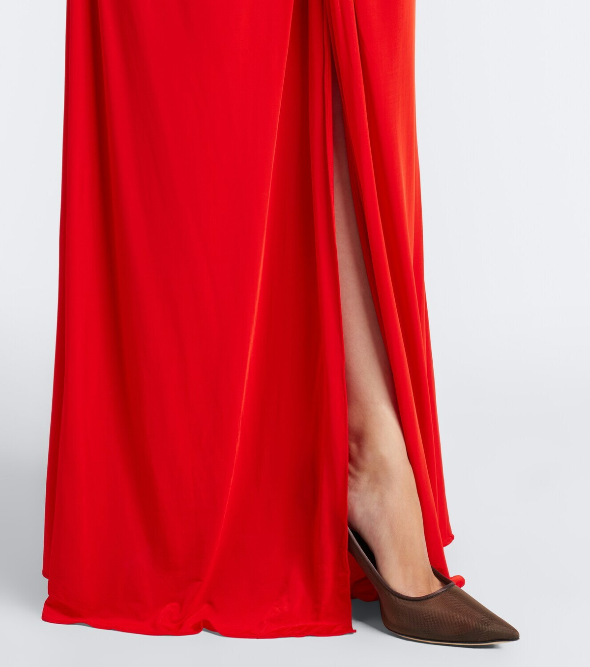 Alex Perry Gathered ruched jersey gown