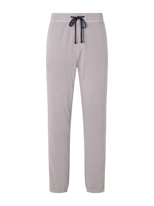 Photo: James Perse - Straight-Leg Supima Cotton-Jersey Sweatpants - Gray