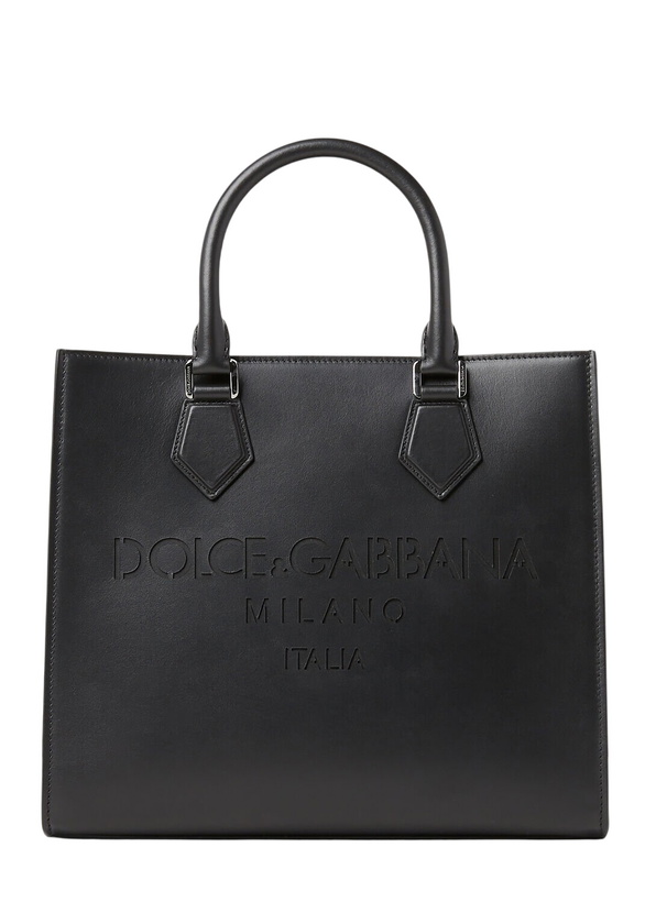 Photo: Dolce & Gabbana Debossed Logo Tote Bag