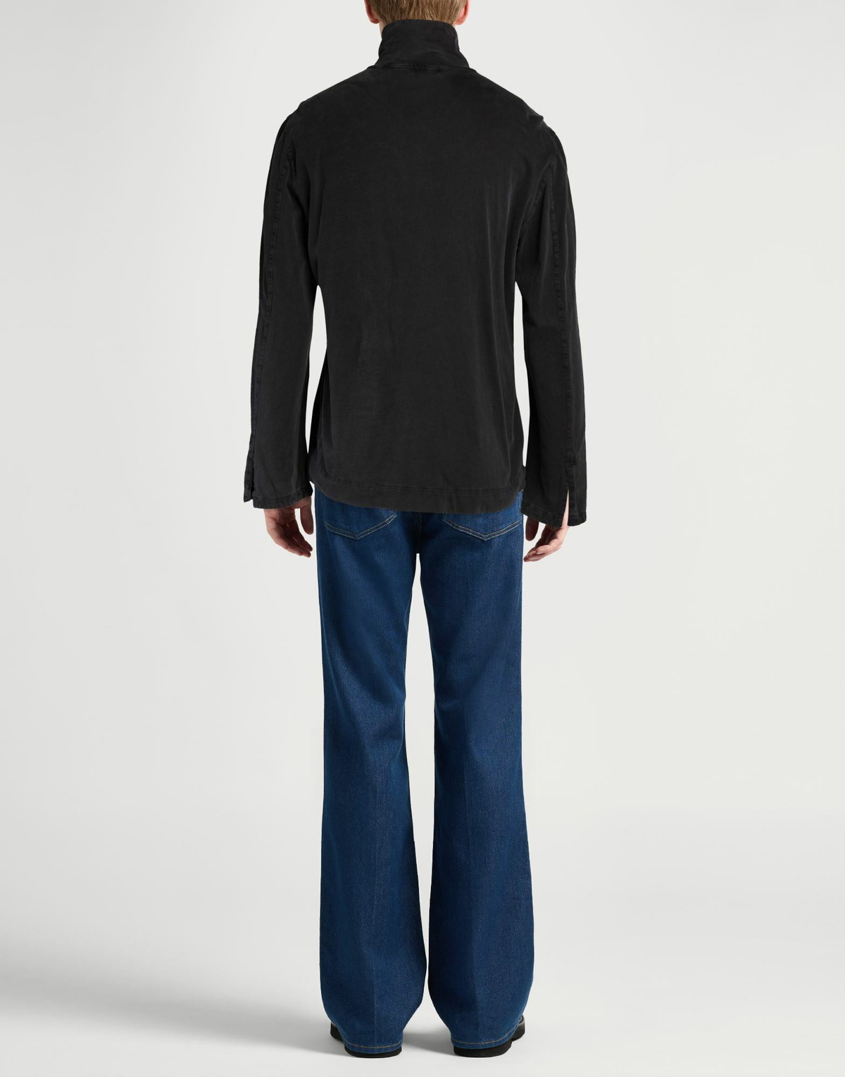 Crossley Mens Sweatshirt in Black