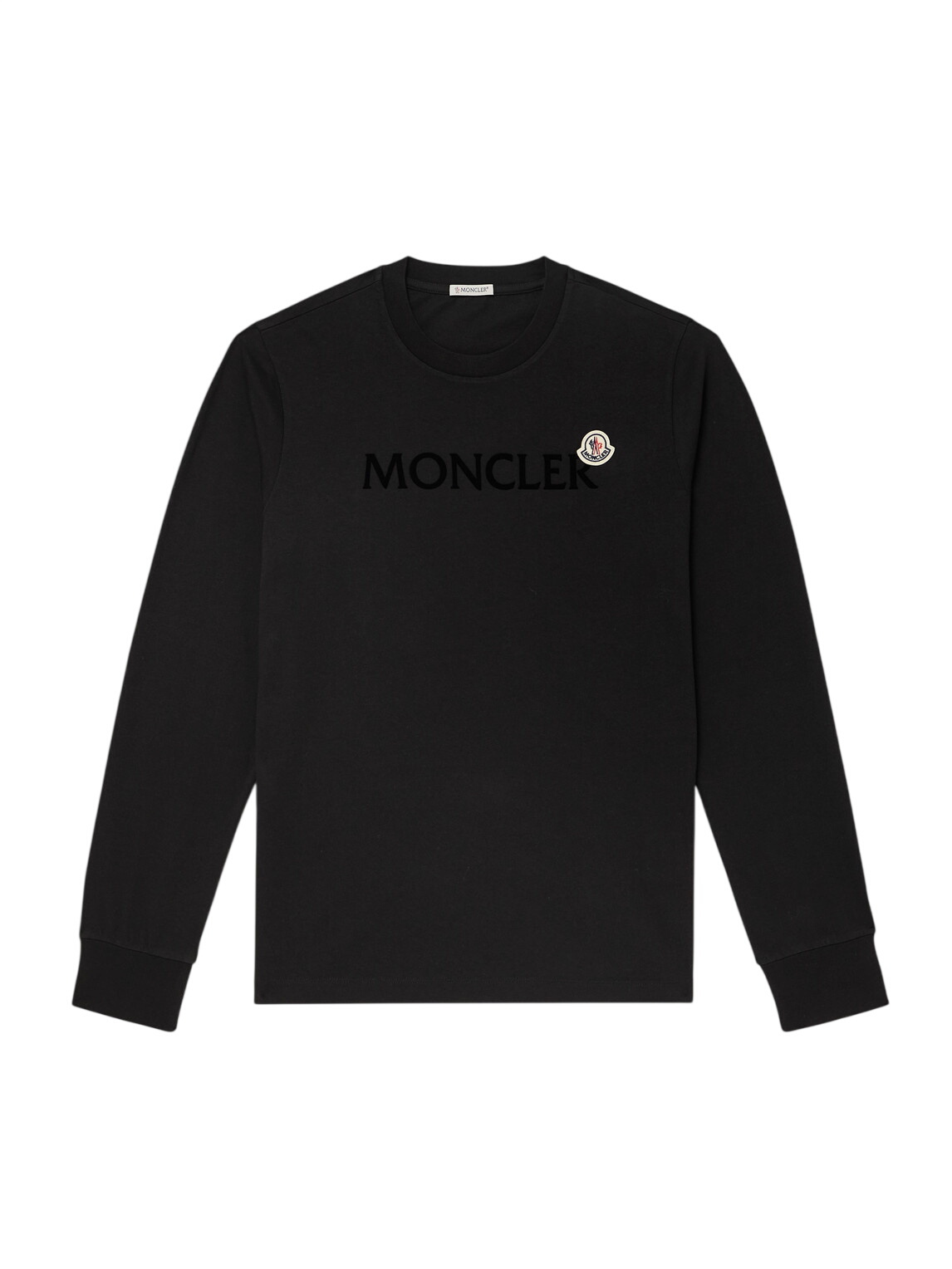 MONCLER - Heart Logo Cotton T-shirt Moncler